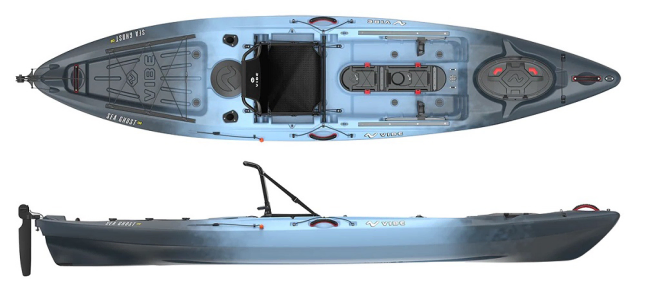 Vibe Sea Ghost 130 fishing kayak 