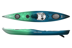 12.5ft short touring kayak made from HDPE