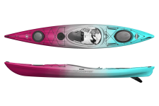 wavesport hydra short touring kayak in twilight