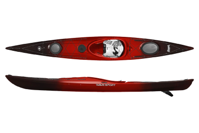 Wavesport Hydra in red/black/red (Cherrybomb)